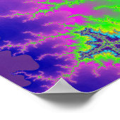 パープルリーフヒトデ ポスター (角)