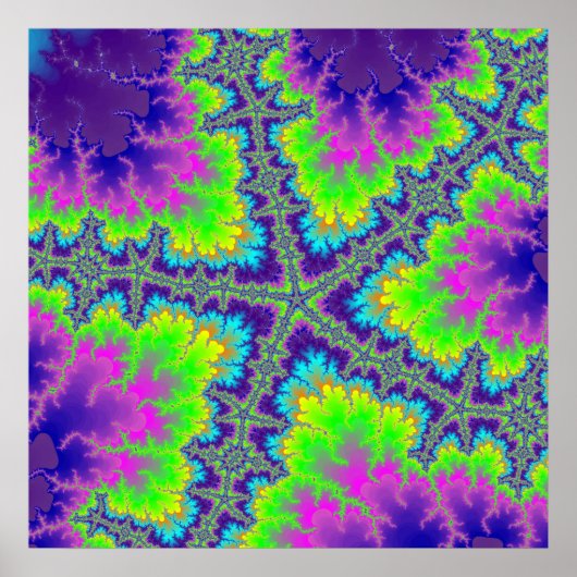 パープルリーフヒトデ ポスター (正面)