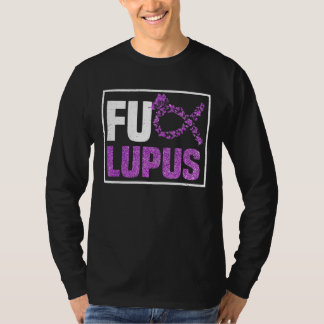 パープルルパ認識度ルパススパークルリボン Tシャツ