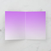 パープルルピン空白のス カード (内部)