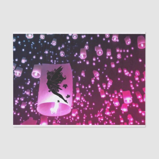 パープルルミナレスティッシュペーパー 薄葉紙 (正面)