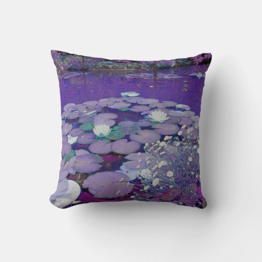 パープルレイクドリーミング クッション (正面)