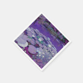 パープルレイクドリーミング スタンダードカクテルナプキン (角)