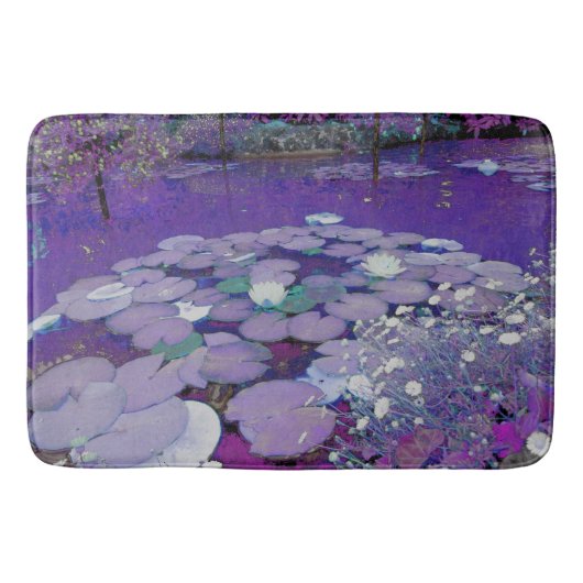 パープルレイクドリーミング バスマット (正面)