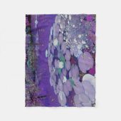 パープルレイクドリーミング フリースブランケット (正面)