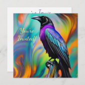 パープルレイブン, オーロラの背景 招待状 (正面/裏面)