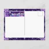 パープルレインの妖精のポストカード ポストカード (裏面)