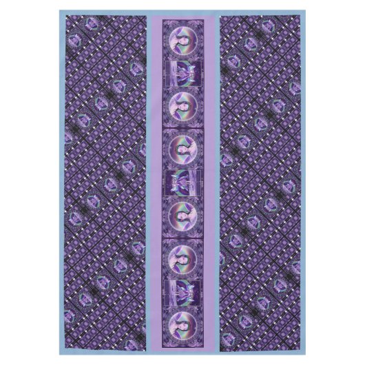 パープルレインフェアリーのテーブルクロス テーブルクロス (正面)