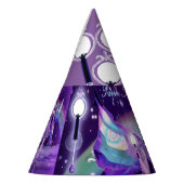 パープルレインフェアリーパーティー帽子 パーティーハット (左)