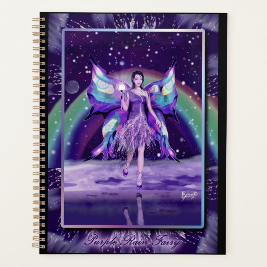 パープルレインフェアリープランナー プランナー手帳 (正面)