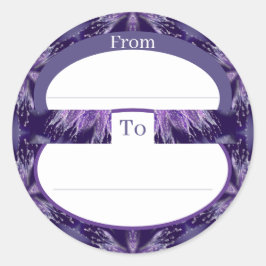 パープルレインフェアリー丸シール ラウンドシール