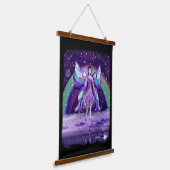 パープルレインフェアリー 吊り下げ型タペストリー (傾斜あり)