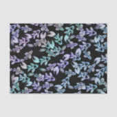 パープルレインボーコイポンドアートコイフィッシュパターン 薄葉紙 (正面)