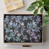 パープルレインボーコイポンドアートコイフィッシュパターン 薄葉紙 (ギフト)