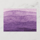 パープルレインボーベビーシャワーおむつラッフル エンクロージャーカード (裏面)