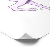 パープルレインボーユニコーン ポスター (角)