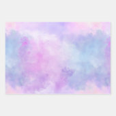 パープルレインボーユニコーン ラッピングペーパーシート (正面)