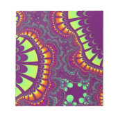 パープルレインボーリミックス ノートパッド (正面)