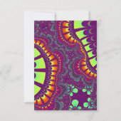 パープルレインボーリミックス 招待状 (裏面)