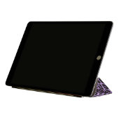 パープルレオパードスポットプリントパターン iPad PROカバー (折り畳み)