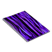 パープルレザーフリンジおもしろいとノートファンシーブック ノートブック (右側)