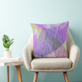 パープルレザー クッション (椅子)