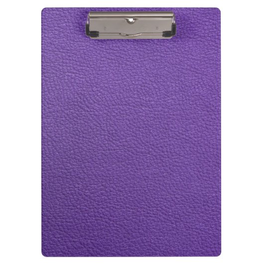 パープルレザー クリップボード (正面)