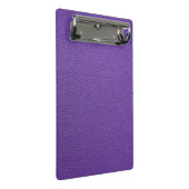 パープルレザー ミニクリップボード (アングル)