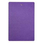 パープルレザー ミニクリップボード (裏面)