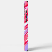 パープルレッドカラフル抽象芸術大理石液体テクスチャ Case-Mate iPhoneケース (裏面 / 左)