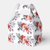 パープルレッドブルー赤面ピンクフローラリース結婚ズ フェイバーボックス (裏面サイド)