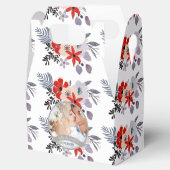 パープルレッドブルー赤面ピンクフローラリース結婚ズ フェイバーボックス (オープン)