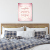 パープルレッドホリスティック詩のアートキャンバス キャンバスプリント (インサイチュ (寝室))