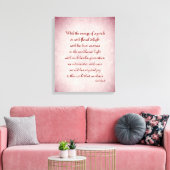 パープルレッドホリスティック詩のアートキャンバス キャンバスプリント (インサイチュ (リビング))