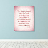 パープルレッドホリスティック詩のアートキャンバス キャンバスプリント (インサイチュ (ウッドフロア))