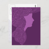 パープルレディ ポストカード (正面/裏面)