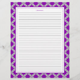 パープルレトロスター追加レシピページ