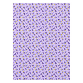 パープルレトロロケットテーブルクロス テーブルクロス