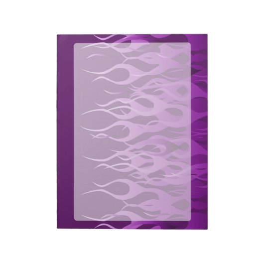 パープルレーシングフレイムス ノートパッド (回転)