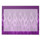 パープルレーシングフレイムス ノートパッド (正面)