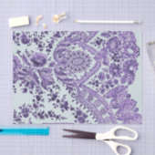 パープルレースバラ 薄葉紙 (クラフト)