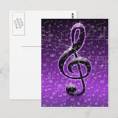 パープルロック!_ ポストカード (正面/裏面)