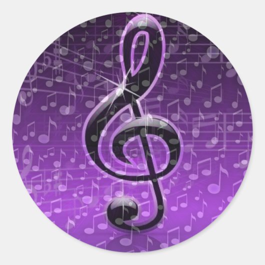 パープルロック!_ ラウンドシール (正面)