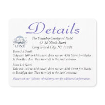 パープルロバ結婚バードの詳細/方向札