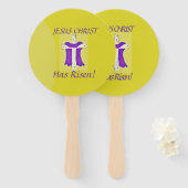 パープルロブオンクロス ハンドファン (正面&裏面)