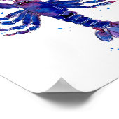 パープルロブスター ポスター (角)