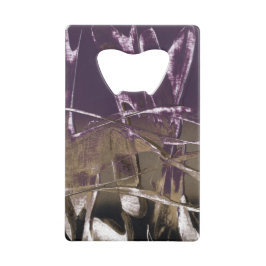 パープルロポップ・アートのイアル クレジットカード栓抜き