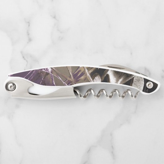 パープルロポップ・アートのイアル ソムリエナイフ (正面)