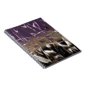 パープルロポップ・アートのイアル ノートブック (右側)