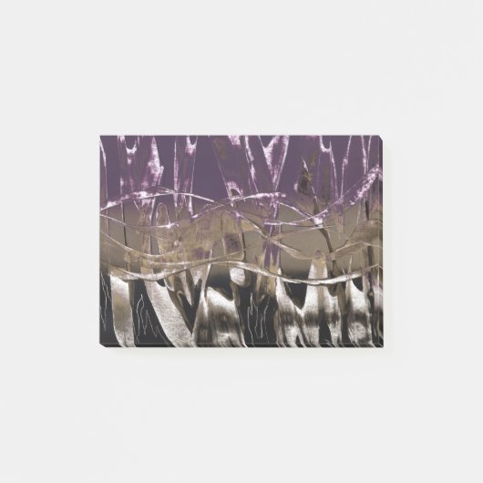 パープルロポップ・アートのイアル ポストイット (正面)